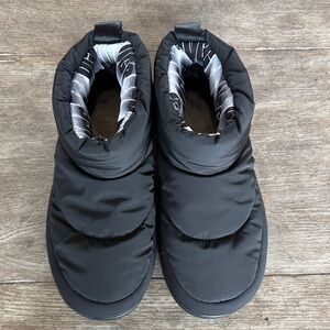 UGG Black Quilted Slip-Ons